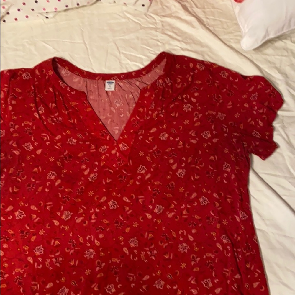 Old Navy bandana print shirt